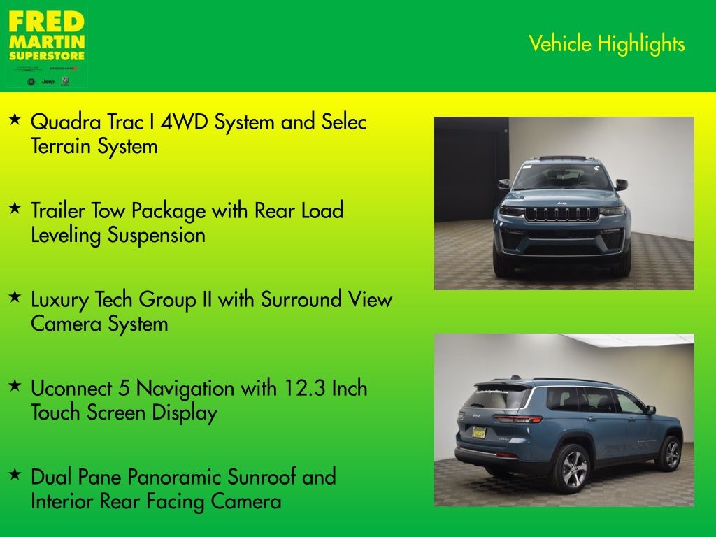 new 2026 Jeep Grand Cherokee L car, priced at $53,112