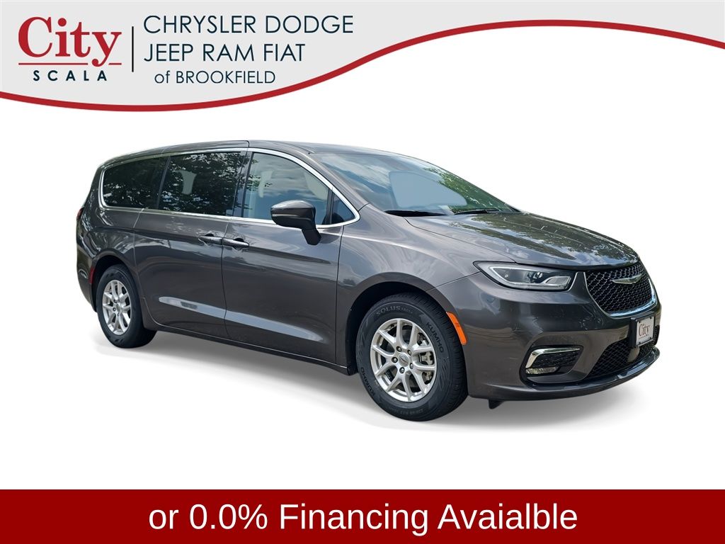 Gray (Granite Crystal Metallic Clearcoat) 2023 Chrysler Pacifica Minivan Front-Wheel Drive 9-Speed Automatic