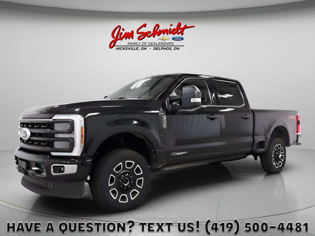 Agate Black Metallic 2024 Ford F-250 Super Duty Pickup Truck Four-Wheel Drive Automatic