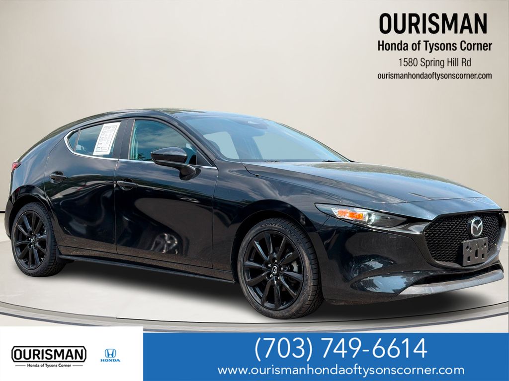 Jet Black Mica 2024 Mazda MAZDA3 Hatchback Front-Wheel Drive 6-Speed Automatic