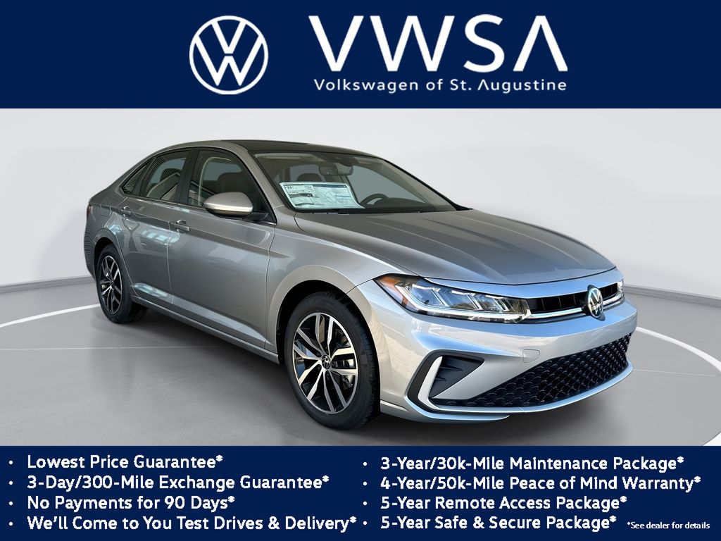 Pyrite Silver Metallic 2026 Volkswagen Jetta Sedan Front-Wheel Drive 8-Speed Automatic
