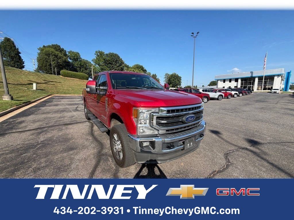Red Metallic 2020 Ford F-250 Super Duty Pickup Truck Four-Wheel Drive Automatic
