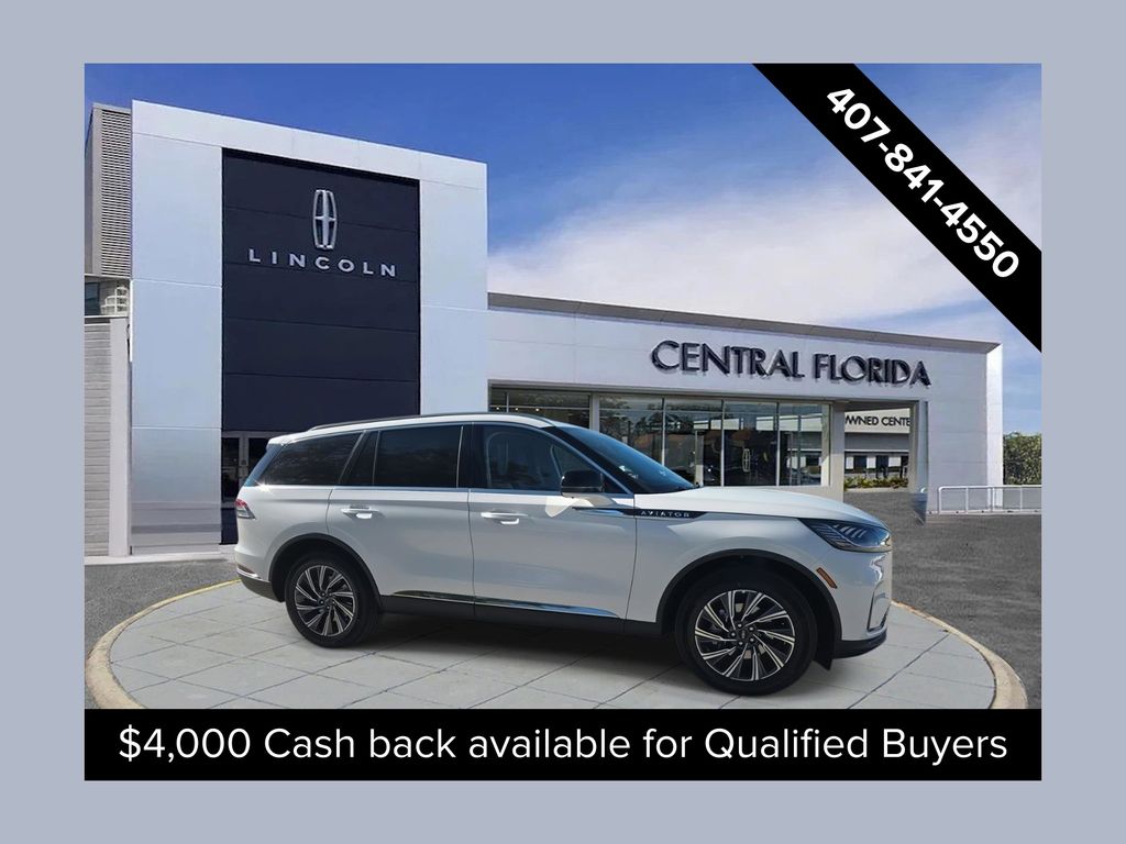 White Metallic 2026 Lincoln Aviator SUV / Crossover All-Wheel Drive Automatic