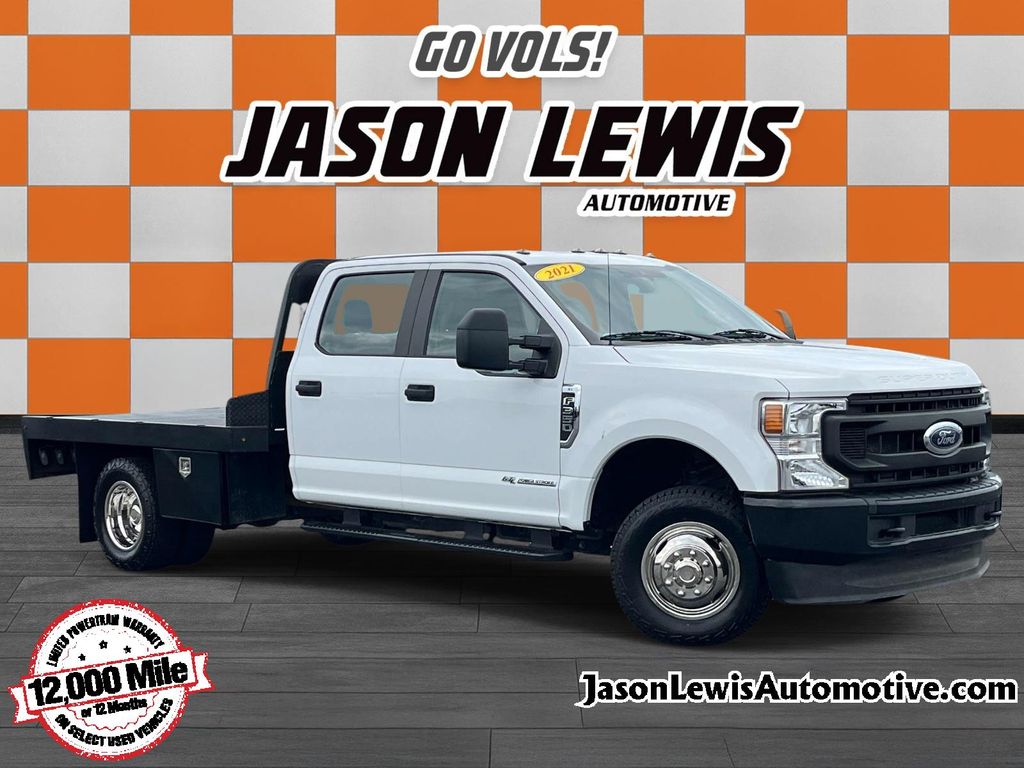 Oxford White 2021 Ford F-350 Super Duty Chassis Pickup Truck Four-Wheel Drive Automatic