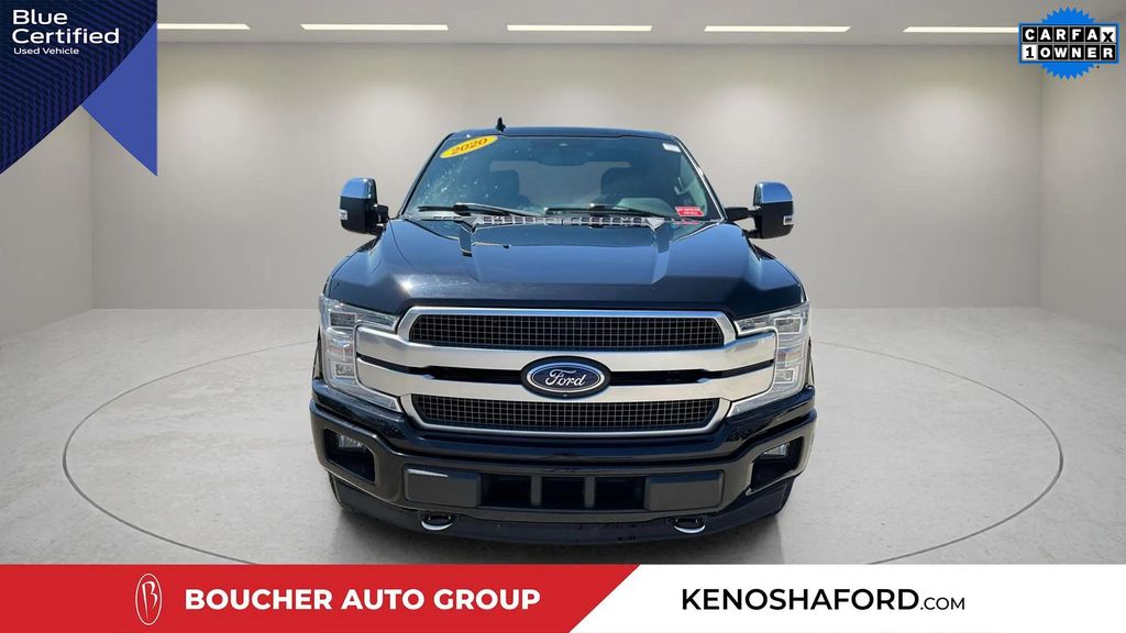 Certified Used 2020 Black Metallic Ford Platinum image 2