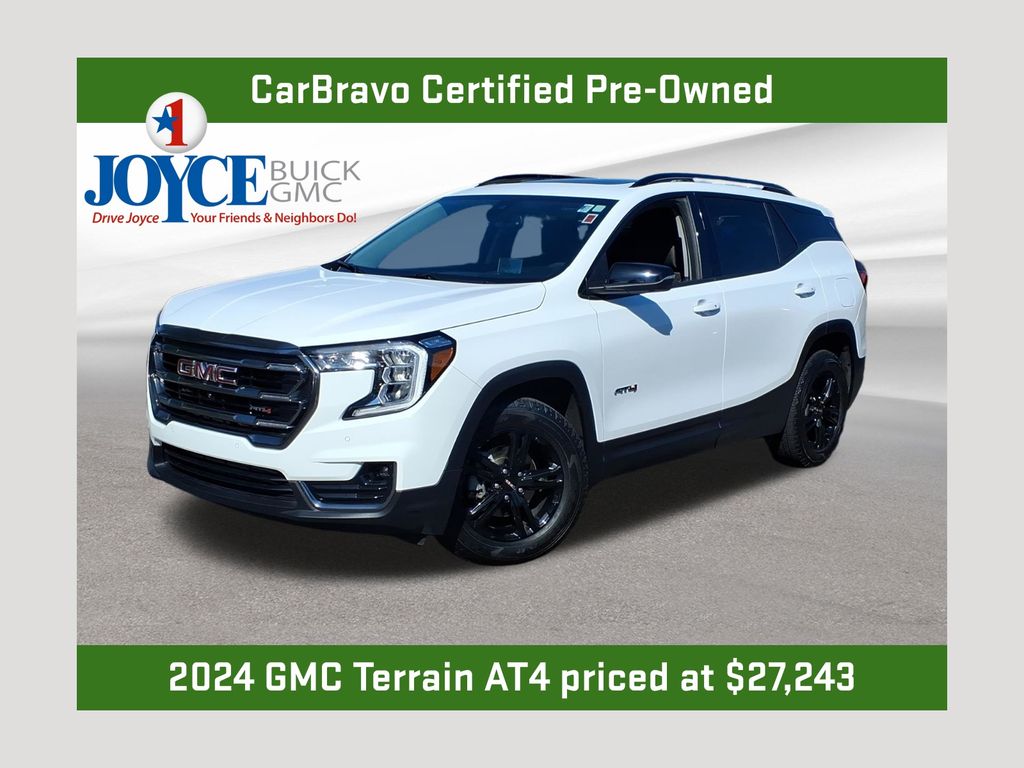 Summit White 2024 GMC Terrain SUV / Crossover All-Wheel Drive 9-Speed Automatic