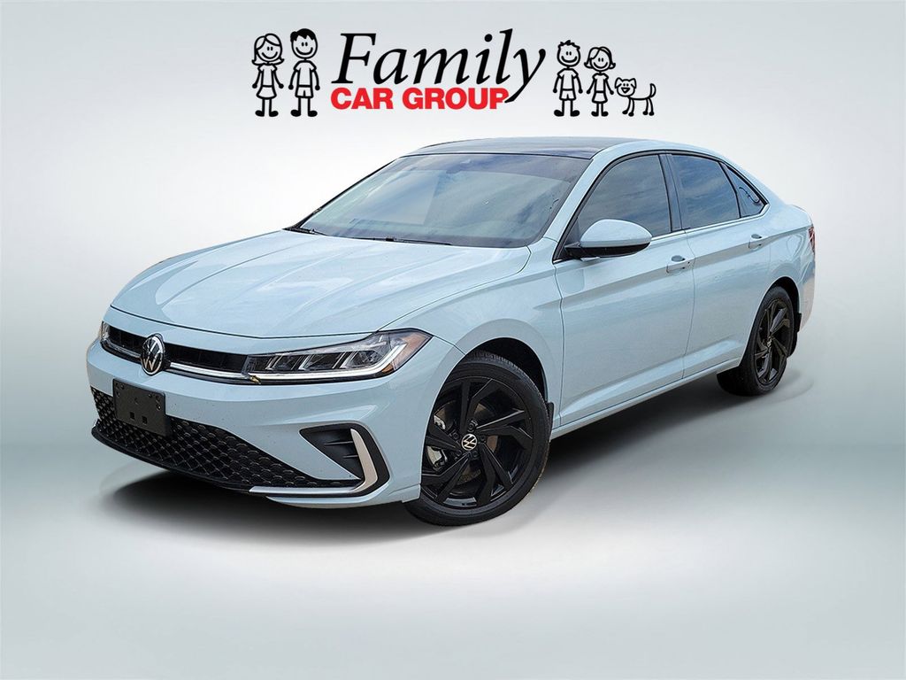 Monument Gray 2025 Volkswagen Jetta SE FWD Sedan Front-Wheel Drive 8-Speed Automatic