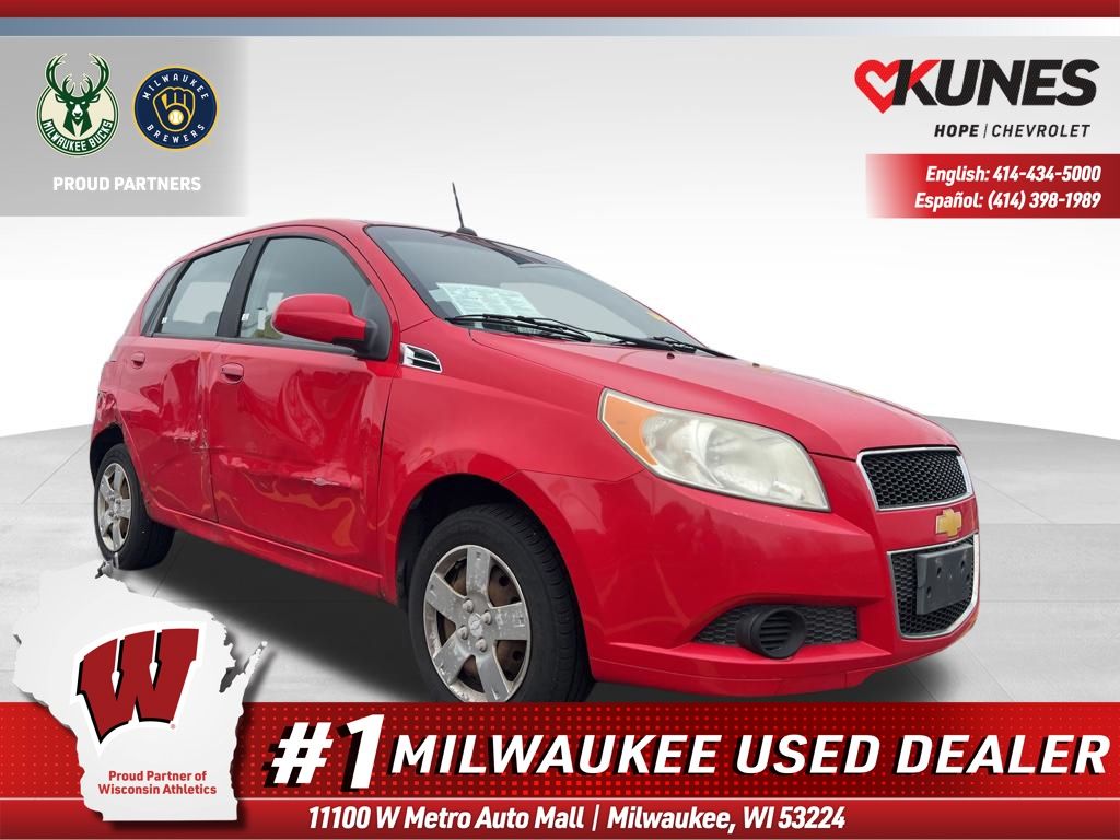 Victory Red 2010 Chevrolet Aveo 5 LS Hatchback FWD Hatchback Front-Wheel Drive 5-Speed Manual