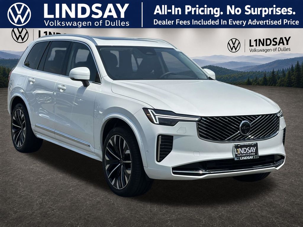 Crystal White Metallic 2025 Volvo XC90 SUV / Crossover All-Wheel Drive Automatic