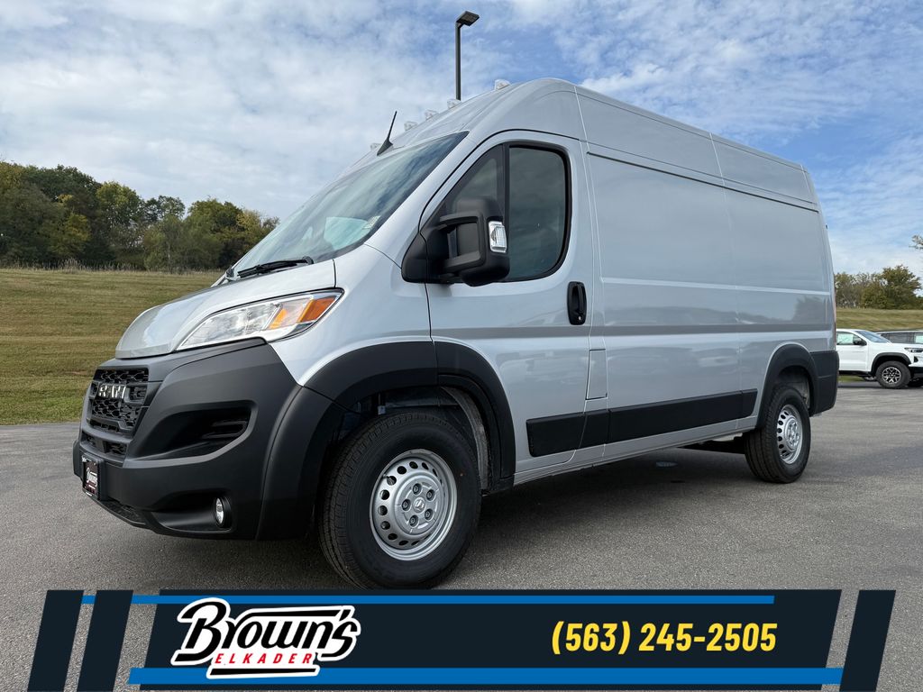 Bright Silver Clearcoat Metallic 2026 RAM ProMaster Van 9-Speed Automatic