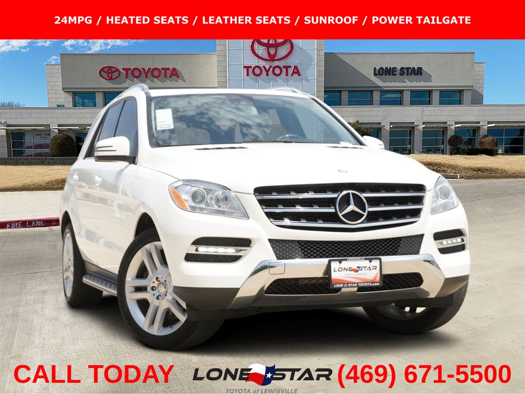 Diamond White Metallic 2014 Mercedes-Benz M-Class SUV / Crossover Rear-Wheel Drive 7-Speed Automatic