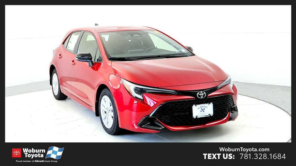 Red 2026 Toyota Corolla Hatchback Hatchback Front-Wheel Drive Continuously Variable Transmission