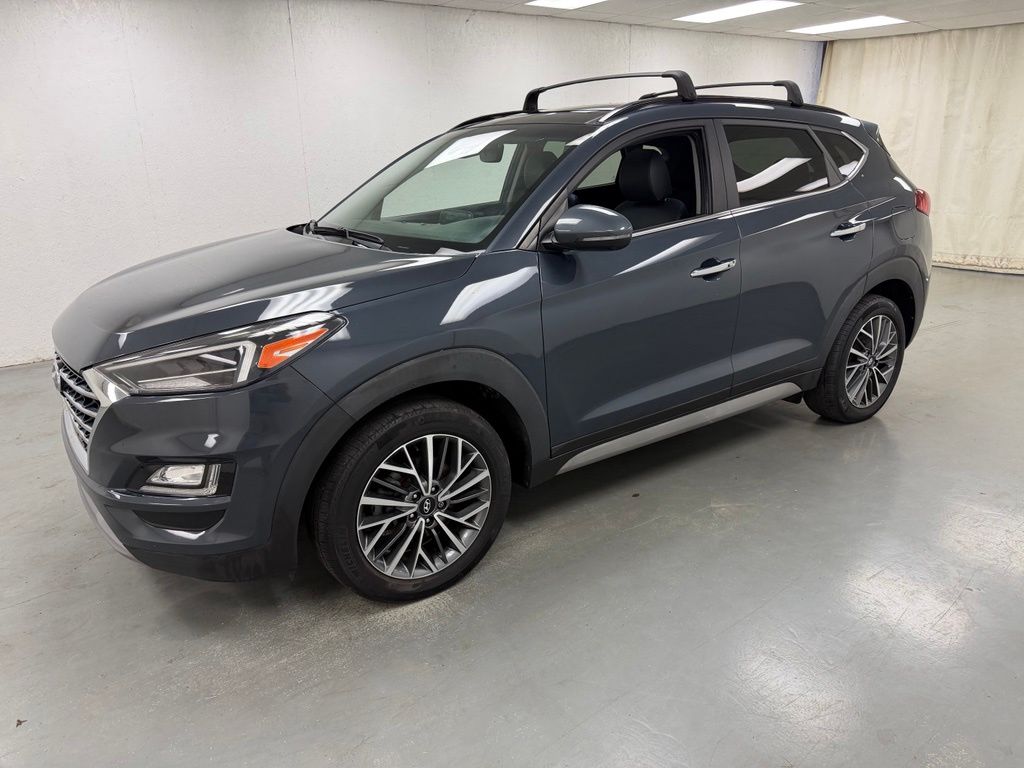 Dusk Blue 2021 Hyundai Tucson SUV / Crossover All-Wheel Drive 6-Speed Automatic