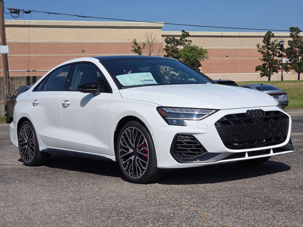 White 2026 Audi S3 Sedan All-Wheel Drive 7-Speed Automatic
