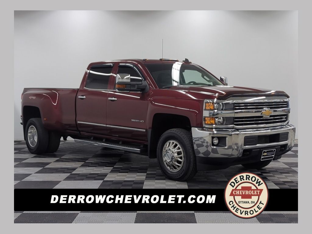 Butte Red Metallic 2016 Chevrolet Silverado 3500HD Pickup Truck Four-Wheel Drive 6-Speed Automatic