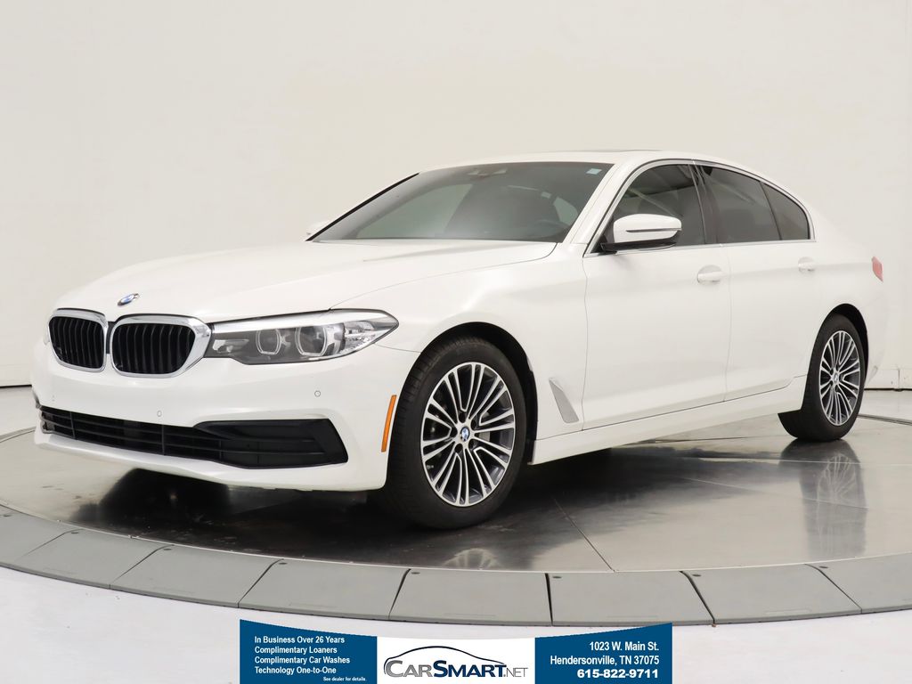 Alpine White 2019 BMW 5 Series Sedan Rear-Wheel Drive 8-Speed Automatic