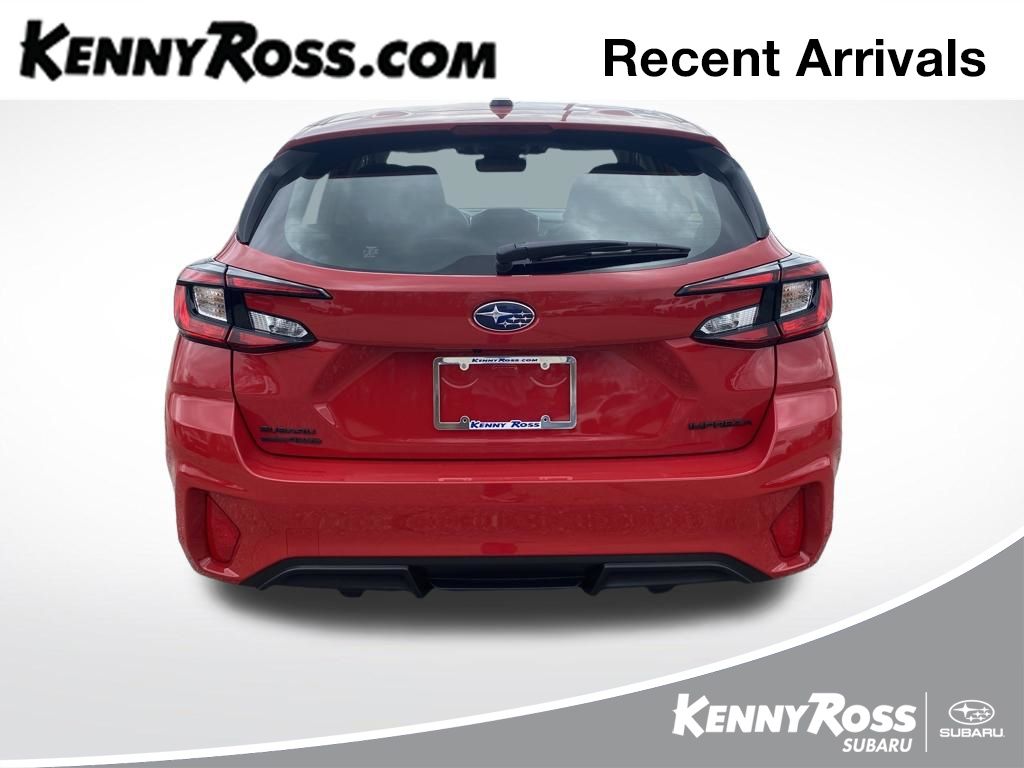 Pure Red 2026 Subaru Impreza Sport AWD Wagon All-Wheel Drive Continuously Variable Transmission