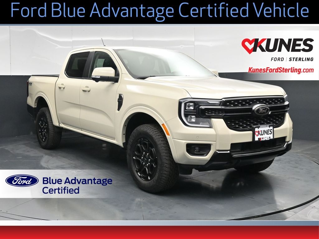 Desert Sand 2025 Ford Ranger Pickup Truck Four-Wheel Drive 10-Speed Automatic