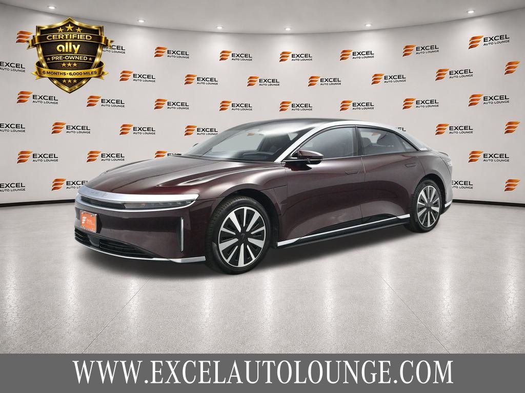 Red 2024 Lucid Air Sedan All-Wheel Drive 1-Speed Automatic