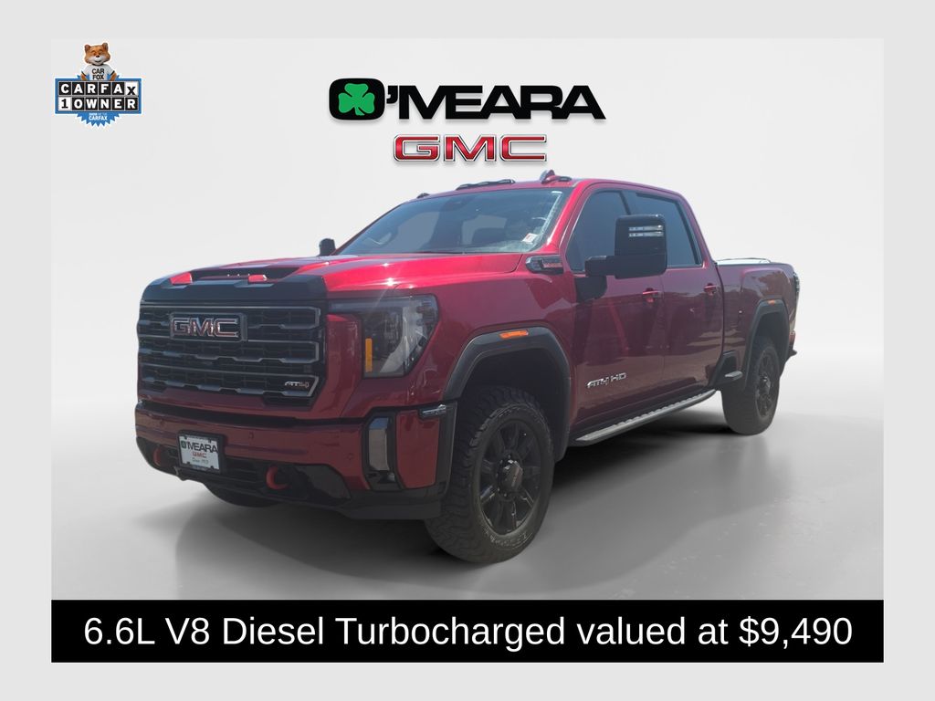 Volcanic Red Tintcoat 2024 GMC Sierra 2500HD Pickup Truck Four-Wheel Drive Automatic