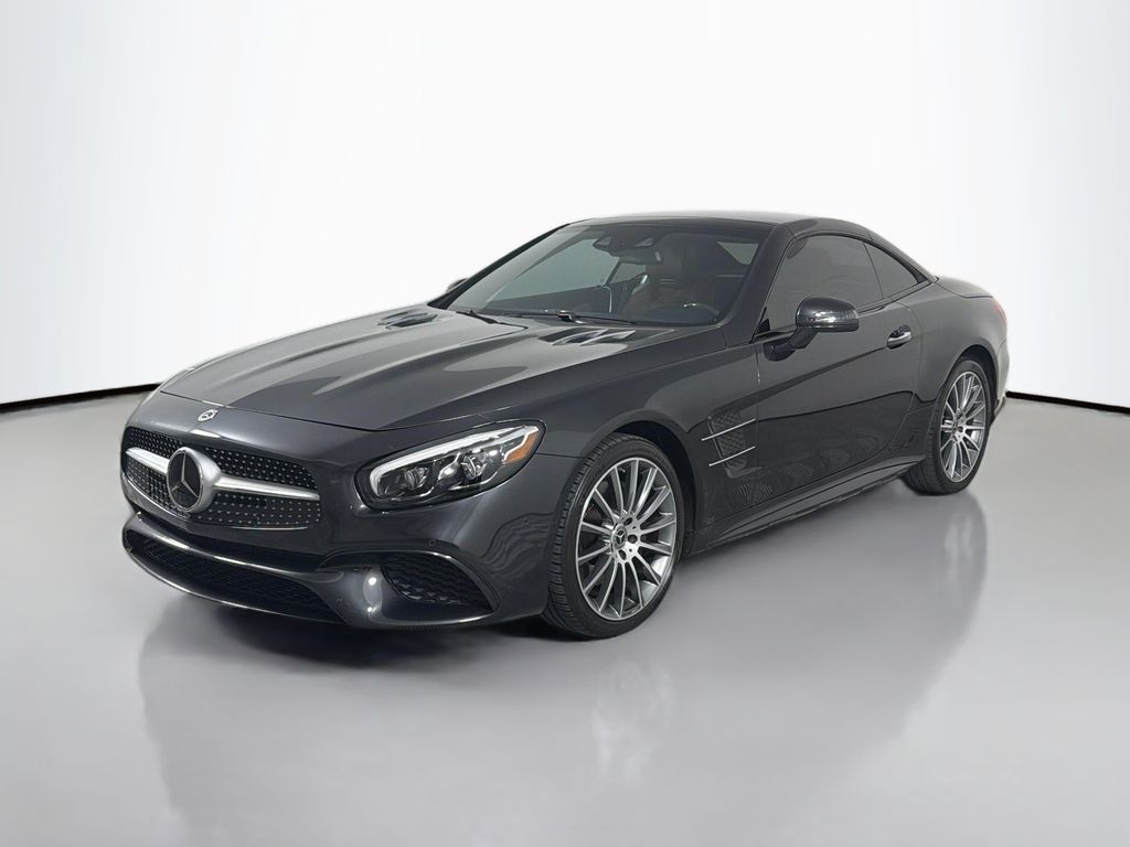 Graphite Gray Metallic 2019 Mercedes-Benz SL-Class Convertible Rear-Wheel Drive 9-Speed Automatic