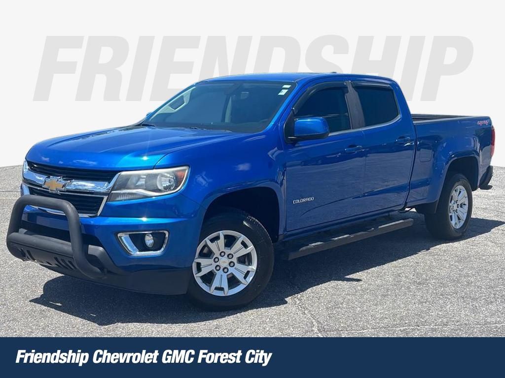 Kinetic Blue Metallic 2018 Chevrolet Colorado LT Crew Cab 4WD Pickup Truck Four-Wheel Drive 8-Speed Automatic