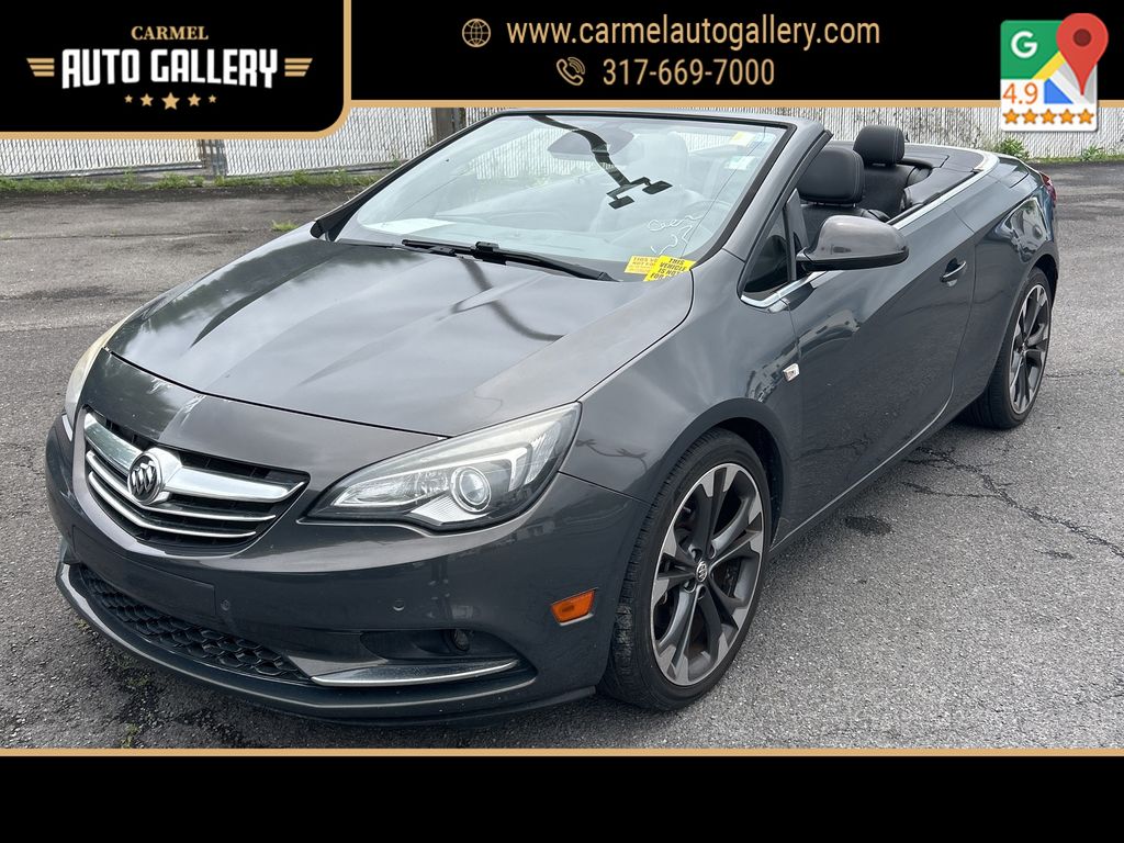 Graystone Metallic 2016 Buick Cascada Premium FWD Convertible Front-Wheel Drive 6-Speed Automatic Overdrive