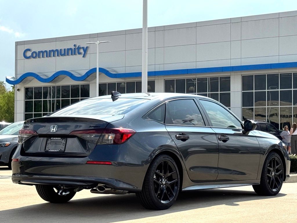 2026 Honda Civic Sport Gray at Classic Honda Galveston