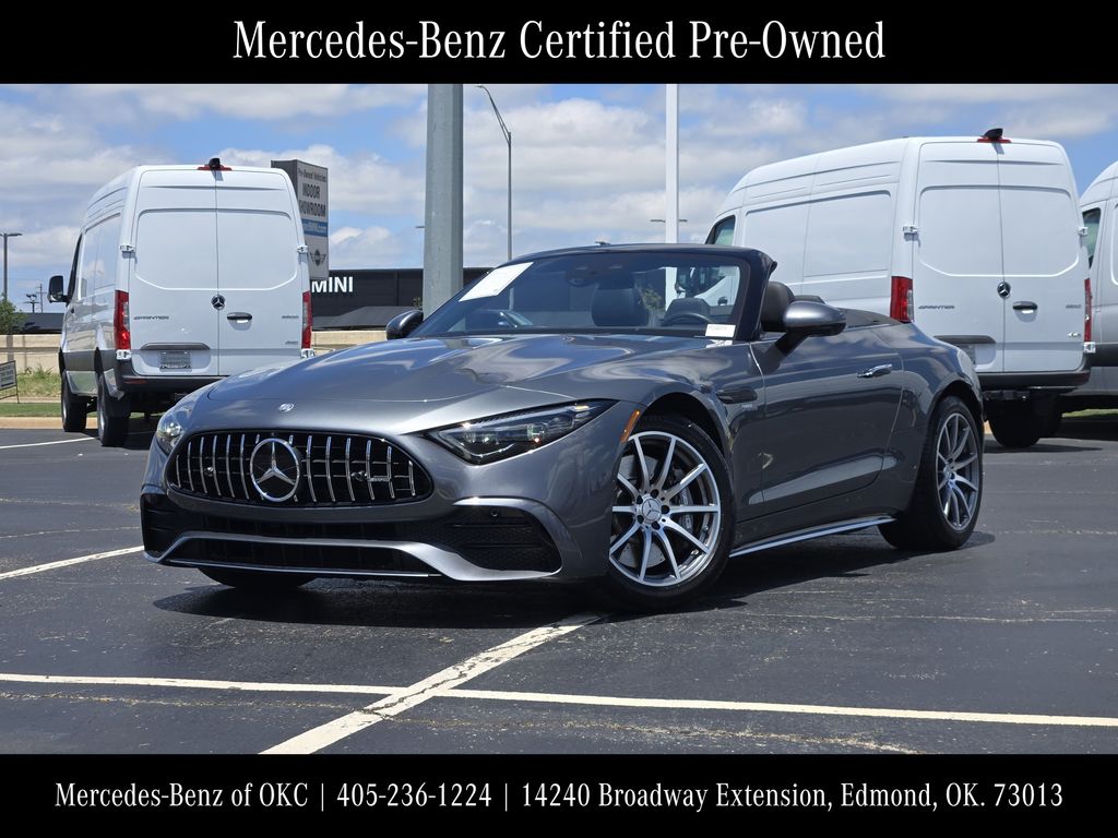 Selenite Gray Metallic 2023 Mercedes-Benz SL-Class Convertible Rear-Wheel Drive 9-Speed Automatic