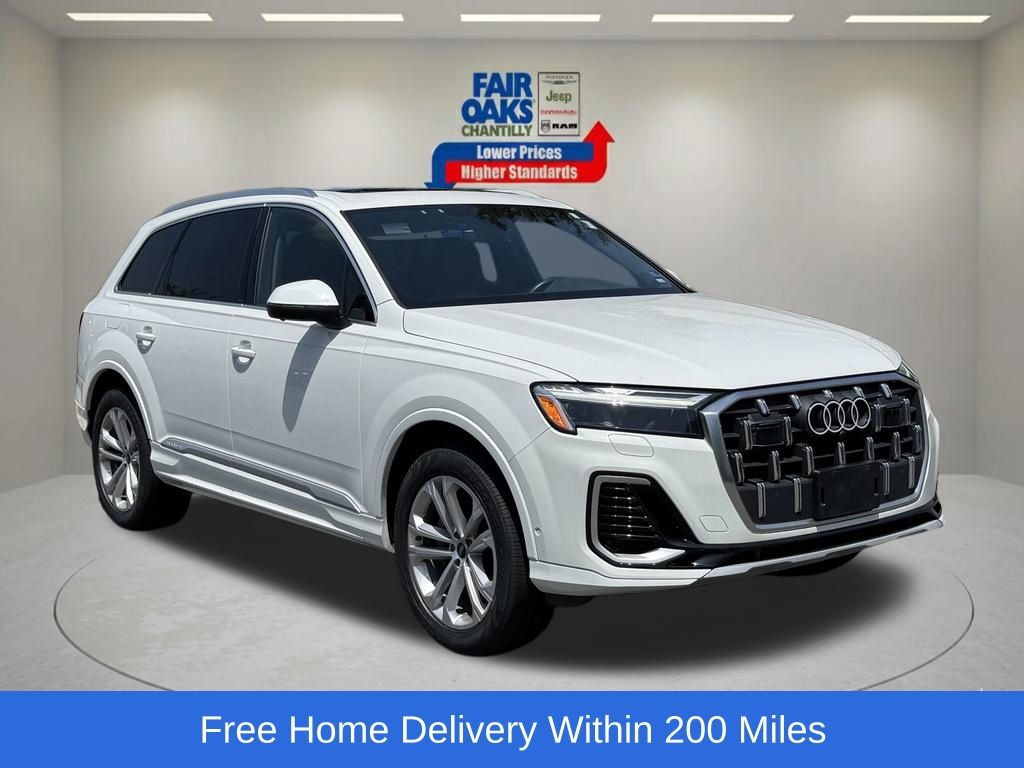 Glacier White Metallic 2025 Audi Q7 SUV / Crossover All-Wheel Drive 8-Speed Automatic