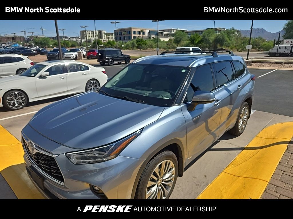 Moon Dust 2020 Toyota Highlander Hybrid SUV / Crossover All-Wheel Drive Continuously Variable Transmission