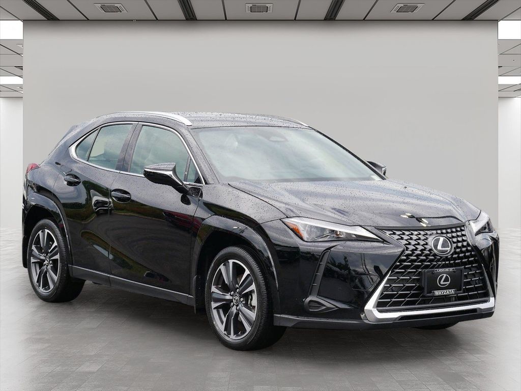 Black (Obsidian) 2025 Lexus UX Hybrid SUV / Crossover All-Wheel Drive Continuously Variable Transmission