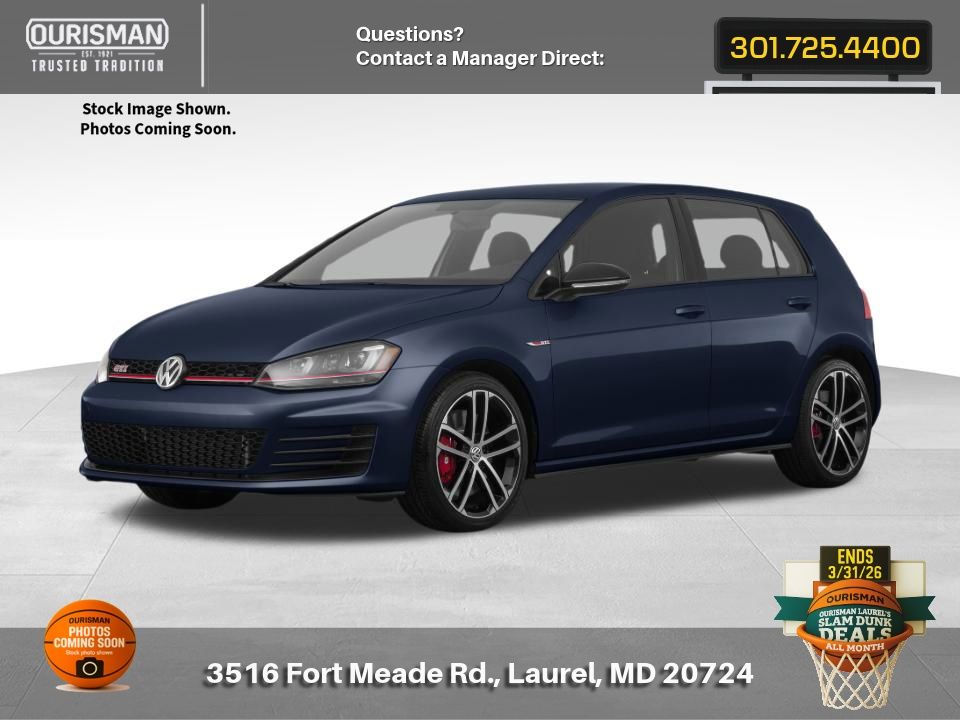 2017 Volkswagen Golf GTI 2.0T SE 4-Door FWD