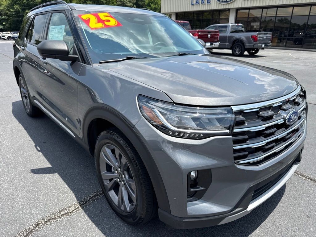 Gray Metallic 2025 Ford Explorer SUV / Crossover All-Wheel Drive Automatic