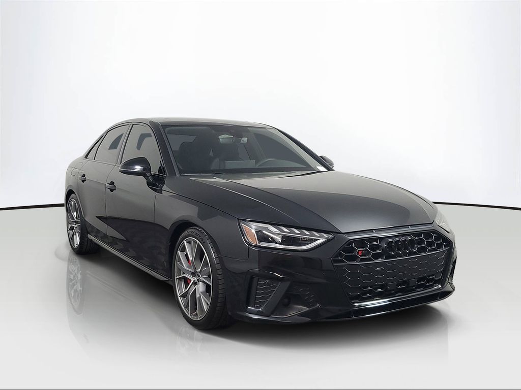 Mythos Black Metallic 2022 Audi S4 Sedan All-Wheel Drive 8-Speed Automatic