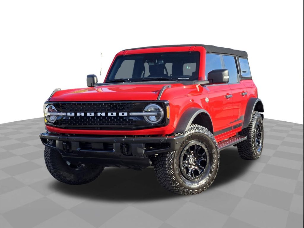 2022 Ford Bronco Wildtrak Red at Cook Ford