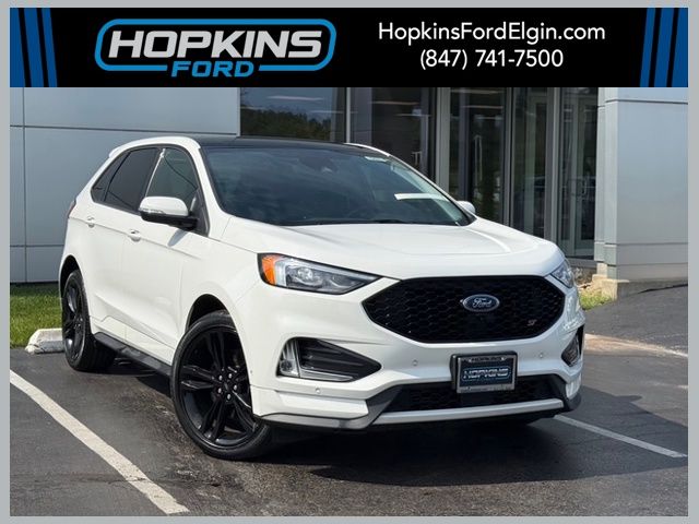 Star White Metallic Tri-Coat 2023 Ford Edge SUV / Crossover All-Wheel Drive 7-Speed Automatic