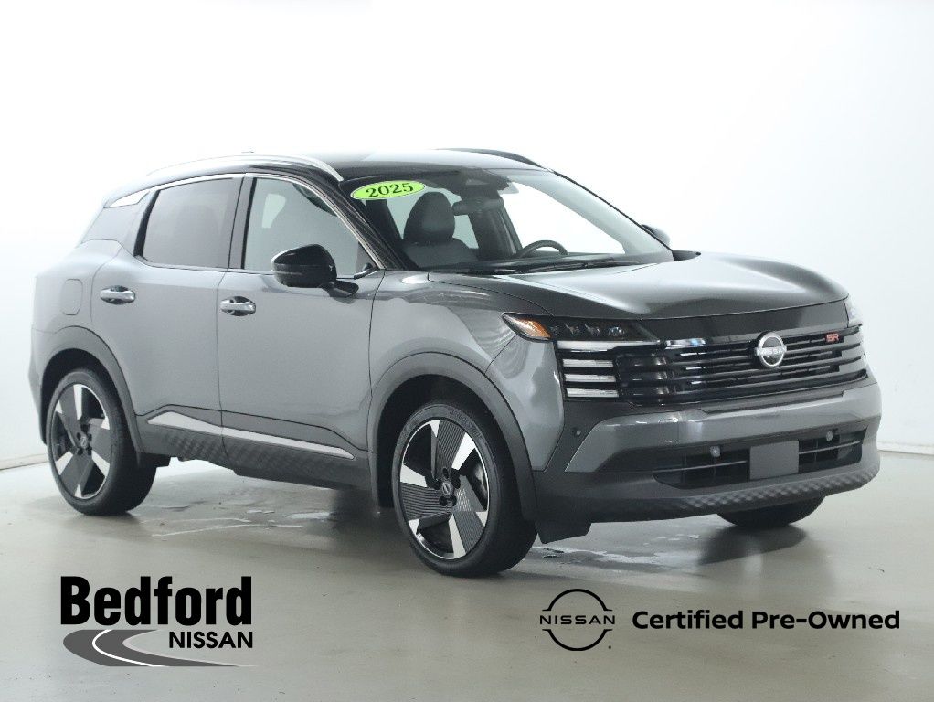 Gray (Gun Metallic) 2025 Nissan Kicks SR AWD SUV / Crossover All-Wheel Drive Continuously Variable Transmission