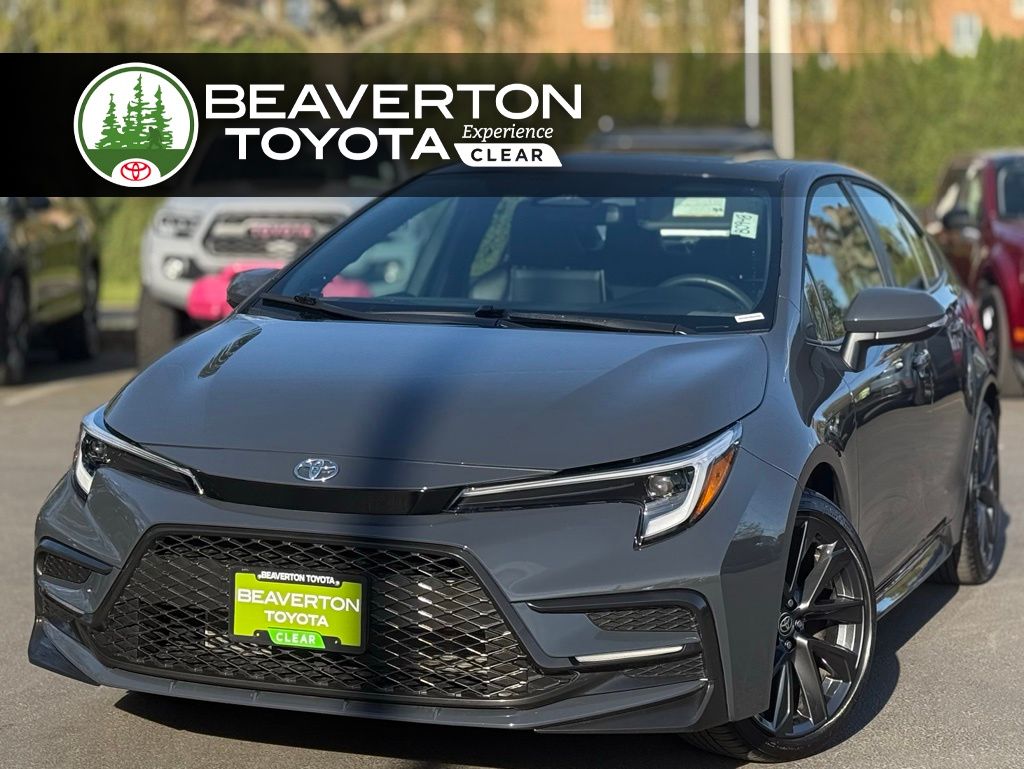 Black (Underground/Mid Blk Met) 2025 Toyota Corolla XSE FWD Sedan Front-Wheel Drive Continuously Variable Transmission