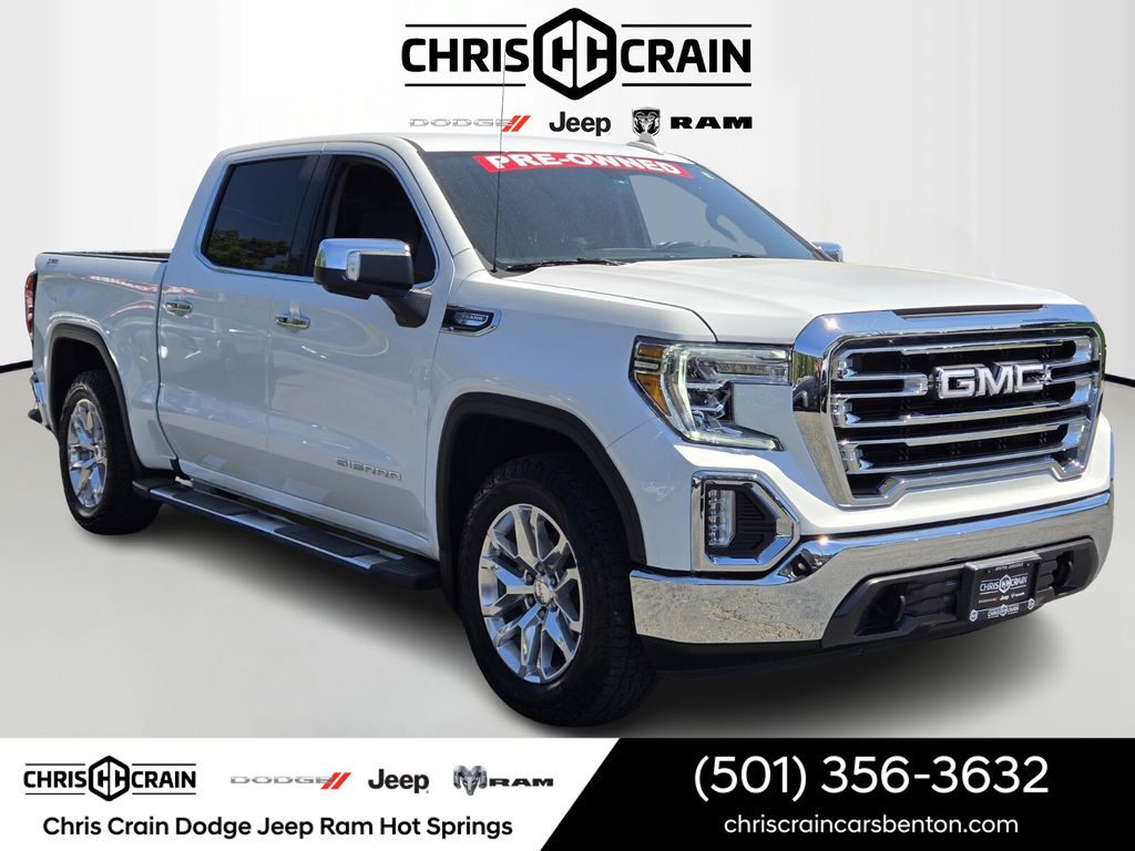 Summit White 2022 GMC Sierra 1500 Limited SLT Crew Cab 4WD Pickup Truck Four-Wheel Drive Automatic