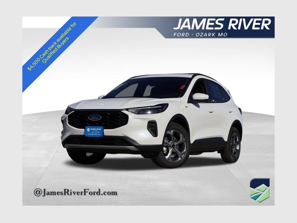 Star White Metallic Tri-Coat 2026 Ford Escape Hybrid ST-Line Select AWD SUV / Crossover All-Wheel Drive Continuously Variable Transmission