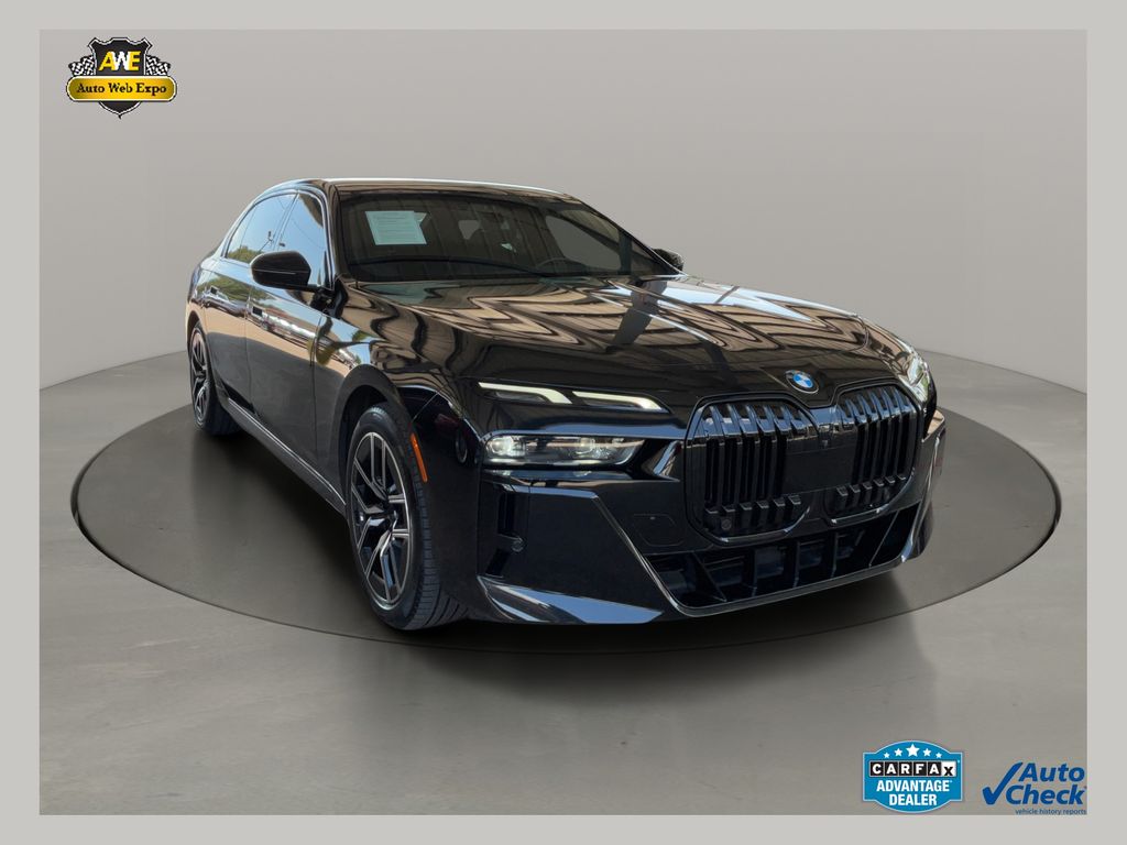 Black Sapphire Metallic 2024 BMW 7 Series Sedan All-Wheel Drive 8-Speed Automatic