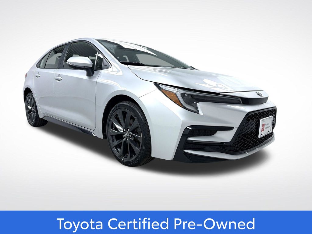 Classic Silver Metallic 2023 Toyota Corolla Sedan Front-Wheel Drive Continuously Variable Transmission