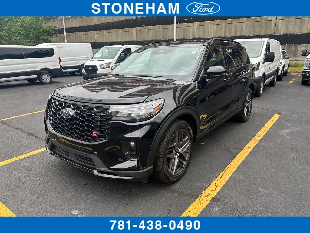 Black Metallic 2026 Ford Explorer SUV / Crossover All-Wheel Drive Automatic