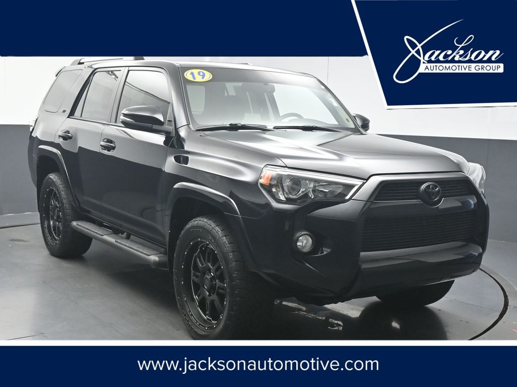 Midnight Black Metallic 2019 Toyota 4Runner SUV / Crossover Four-Wheel Drive 5-Speed Automatic Overdrive