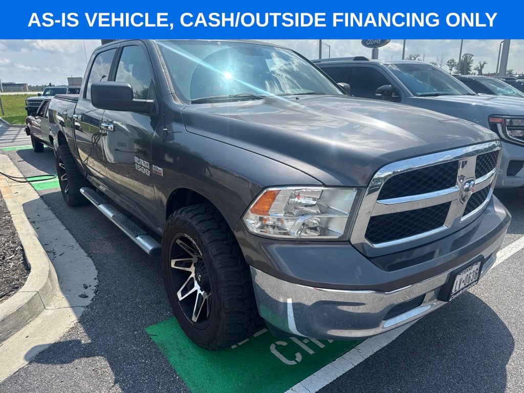 Gray (Granite Crystal Metallic Clearcoat) 2017 RAM 1500 Pickup Truck Four-Wheel Drive 8-Speed Automatic