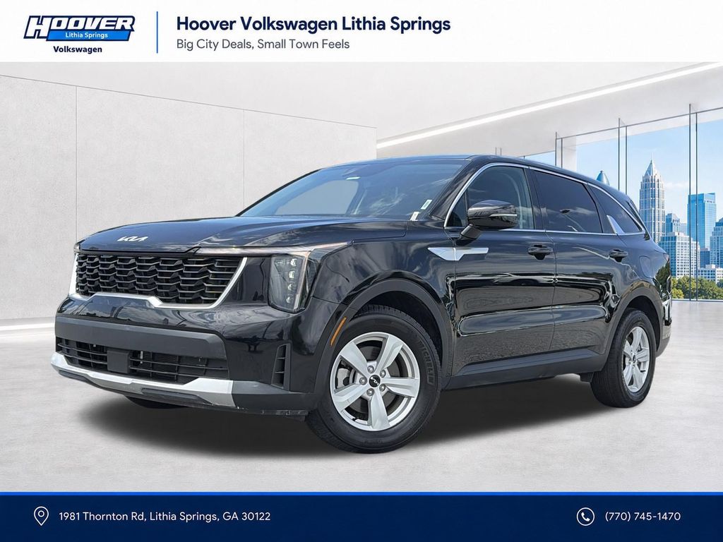 EBONY BLACK 2025 Kia Sorento SUV / Crossover Front-Wheel Drive 8-Speed Automatic