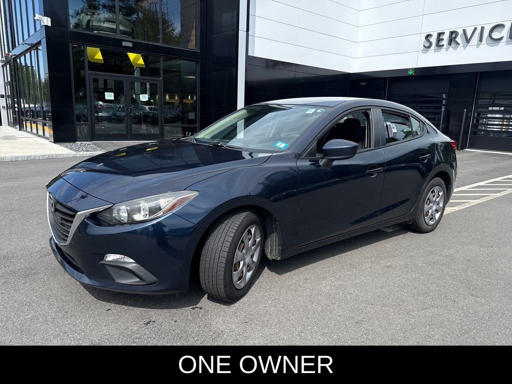Deep Crystal Blue Mica 2016 Mazda MAZDA3 Sedan Front-Wheel Drive 6-Speed Manual
