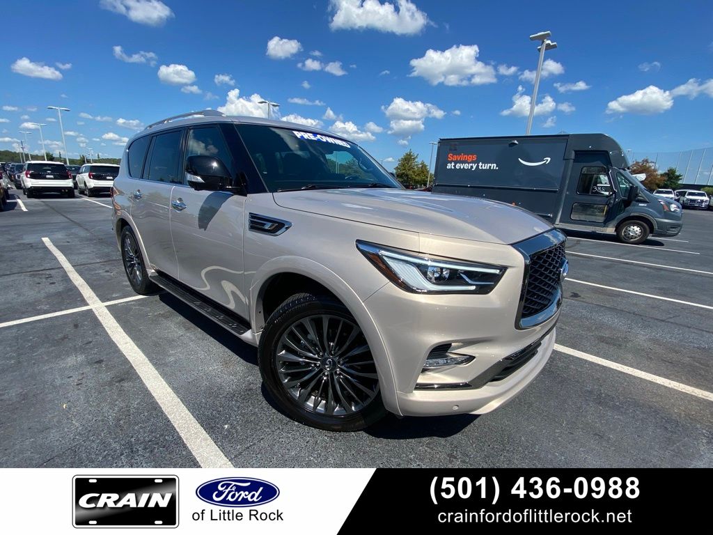 Champagne 2024 INFINITI QX80 SUV / Crossover All-Wheel Drive 7-Speed Automatic