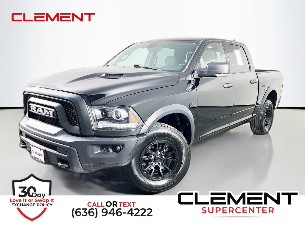 Diamond Black Crystal Pearlcoat 2021 RAM 1500 Pickup Truck Four-Wheel Drive 8-Speed Automatic